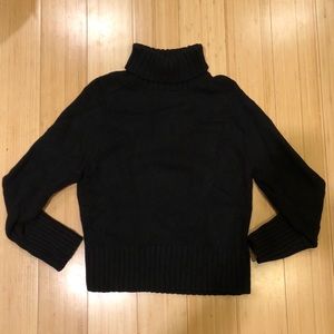 Gap Black Turtleneck Sweater